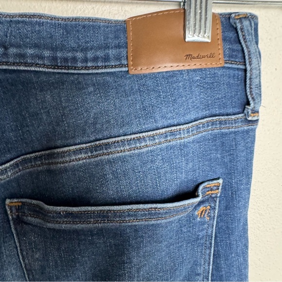 Madewell 9 inch mid‎ Rise Skinny Blue Jeans button fly - Picture 4 of 9